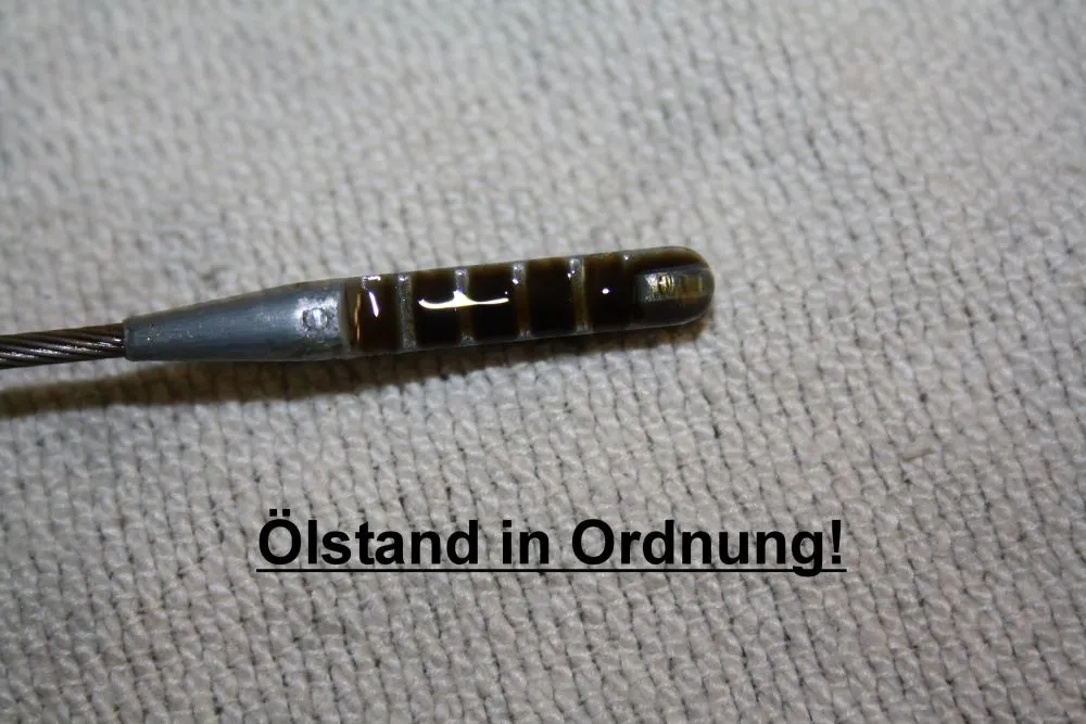 Ölstand kontrollieren Schritt 5
