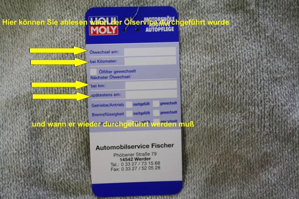 Ölstand kontrollieren Schritt 8